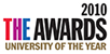 Times Higher Education Award: 2010 University of the Year