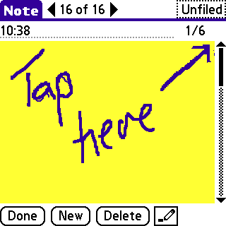 NotePad Tap here