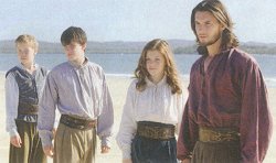 [Eustace, Edmund, Lucy, Caspian]