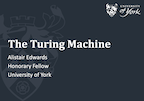 Turing machine title slide
