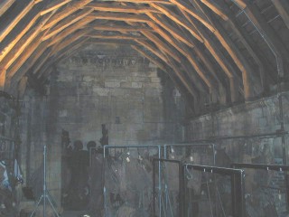 the Chapter house wall