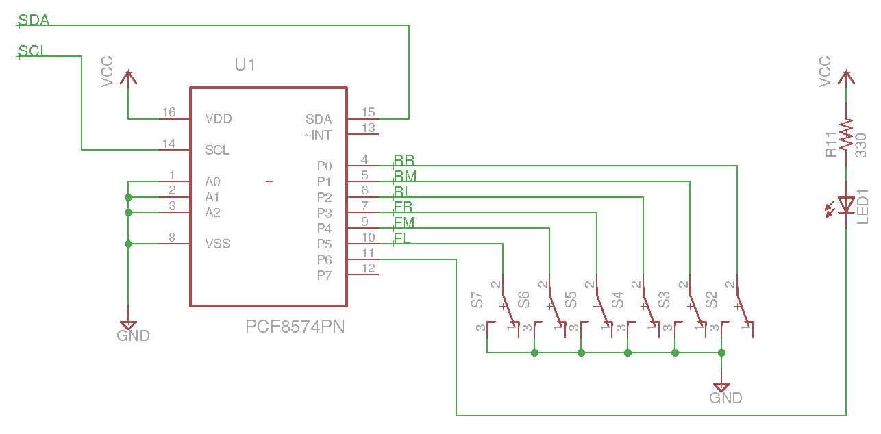 Pcf8566t схема подключения