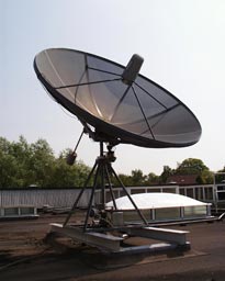 Telescope on the roof