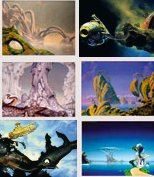 [Chris Foss and Roger Dean, from http://www.imaginefx.com/02287754333053101014/chris-foss.html and http://rogerdean.com/store/]