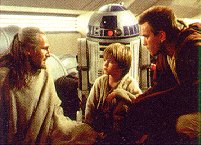 [Jedi Knights meet Anakin and R2D2]