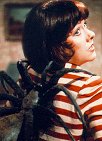[Elisabeth Sladen as Sarah Jane Smith, suffering mind control in "Planet of the Spiders"]