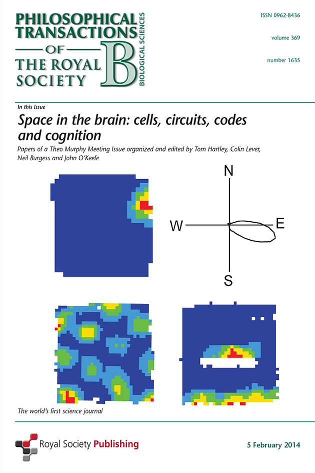 Cover - Space in the Brain Special Issue, Philosophical Transactions B