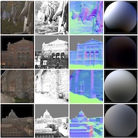 Outdoor inverse rendering from a single image using multiview self ...